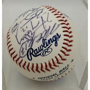 Official Texas League Baseball Signed Rawlings Texas League Baseball 90s Y2k